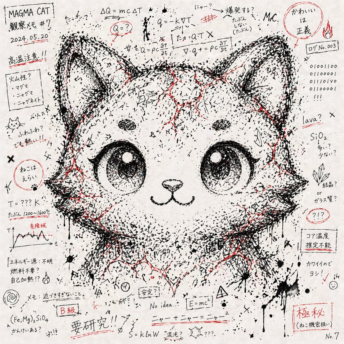 Chaos Notes 隐面角色插画