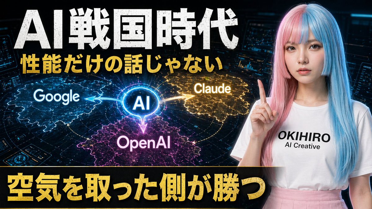 日式 AI 对战 YouTube 缩略图