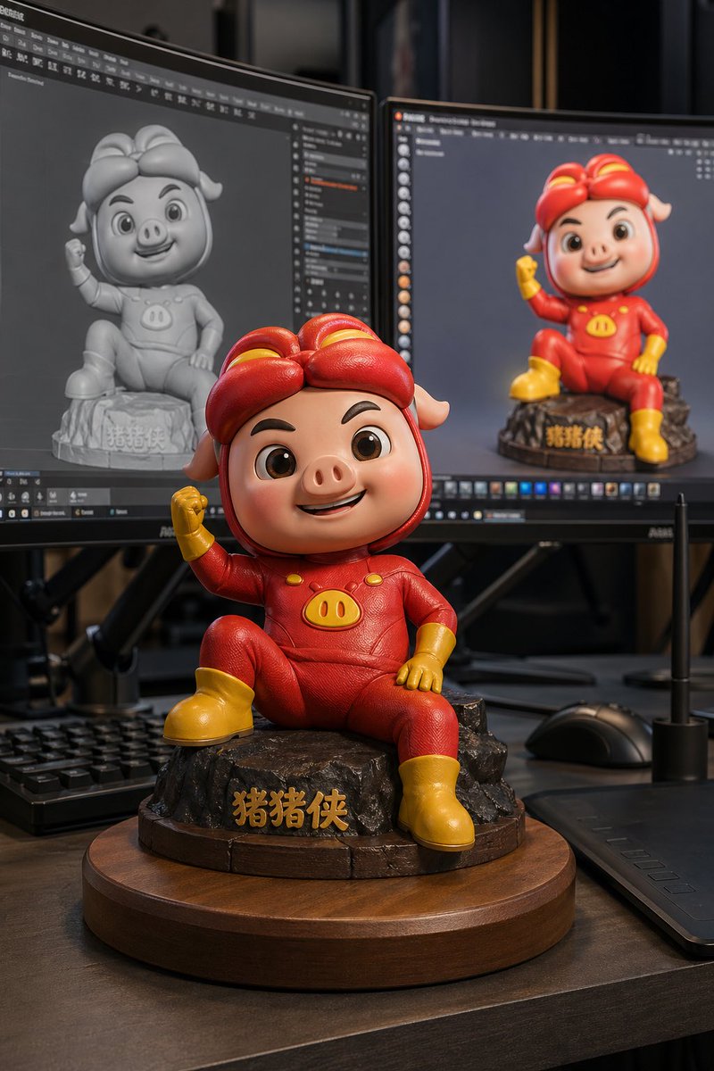 收藏手办工作区照片