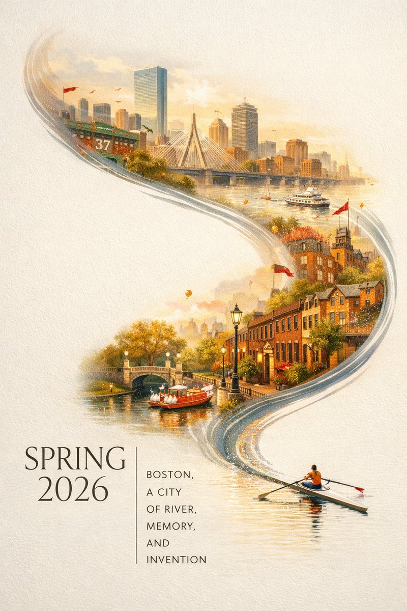 2026 春季波士顿城市海报